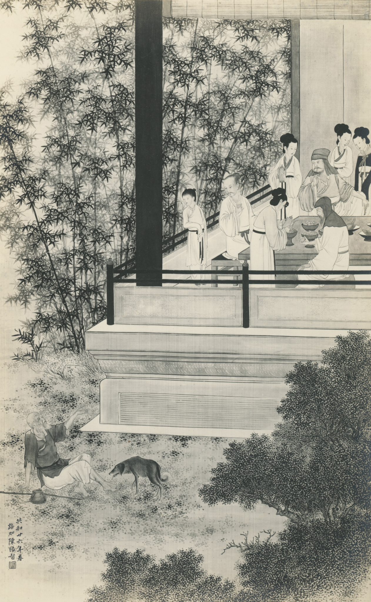 财主和拉撒路 – 基督教海报